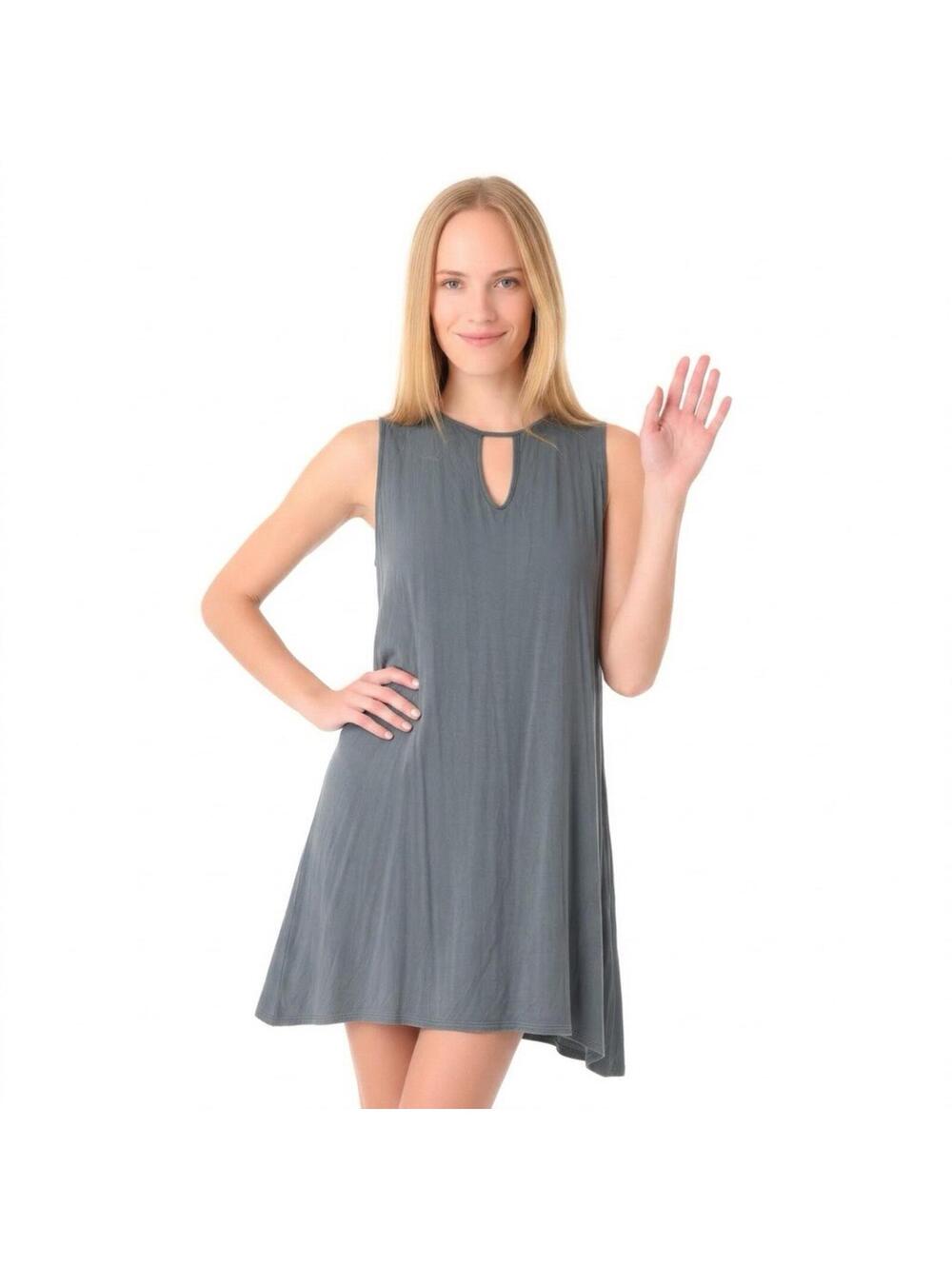 LOT of 2 WEEKEND SALE Women’s Sleeveless Trapeze Swing Dress Flowy Tank Tunic 2X
